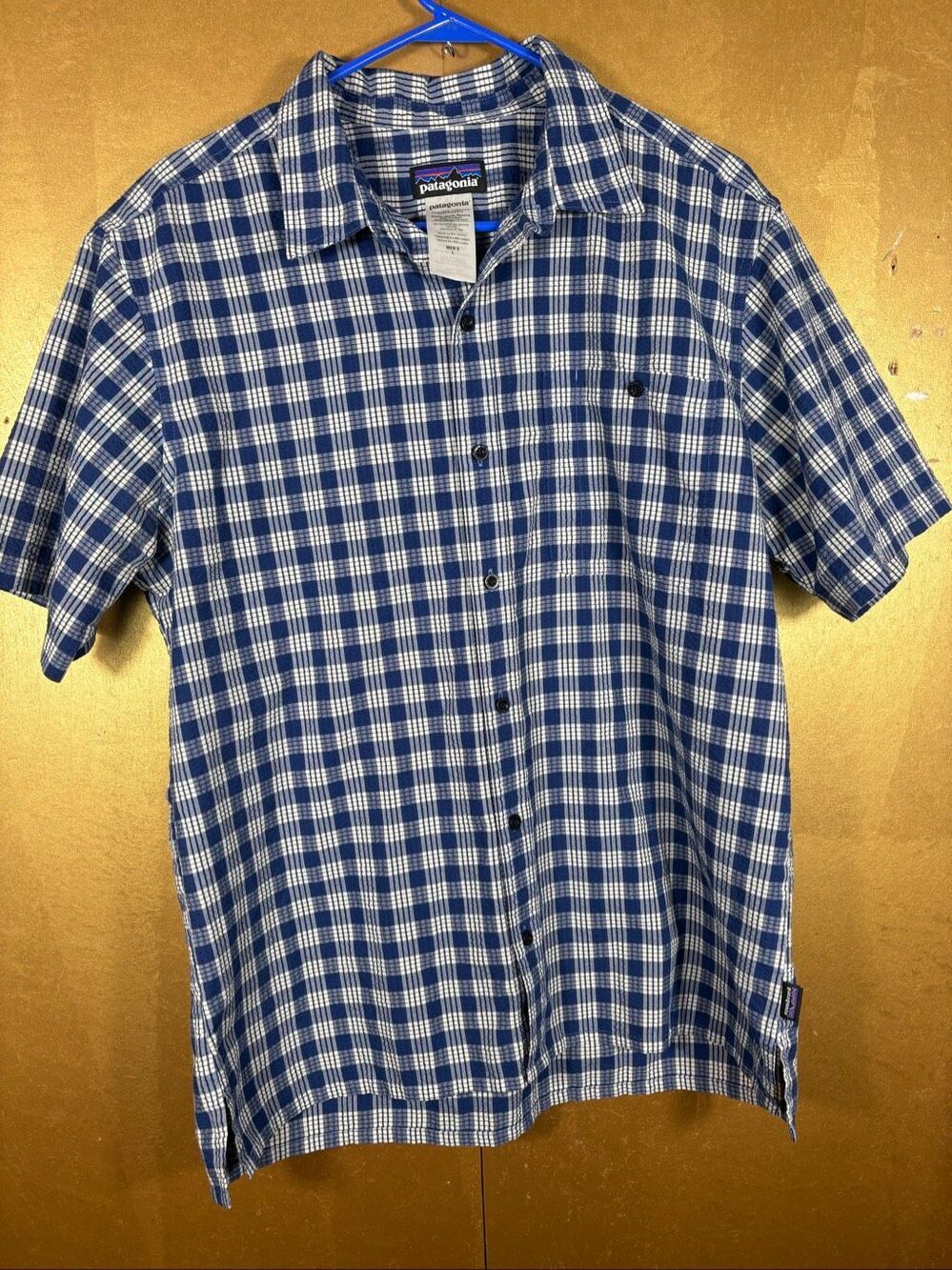 Patagonia mens button down organic cotton shirt size L